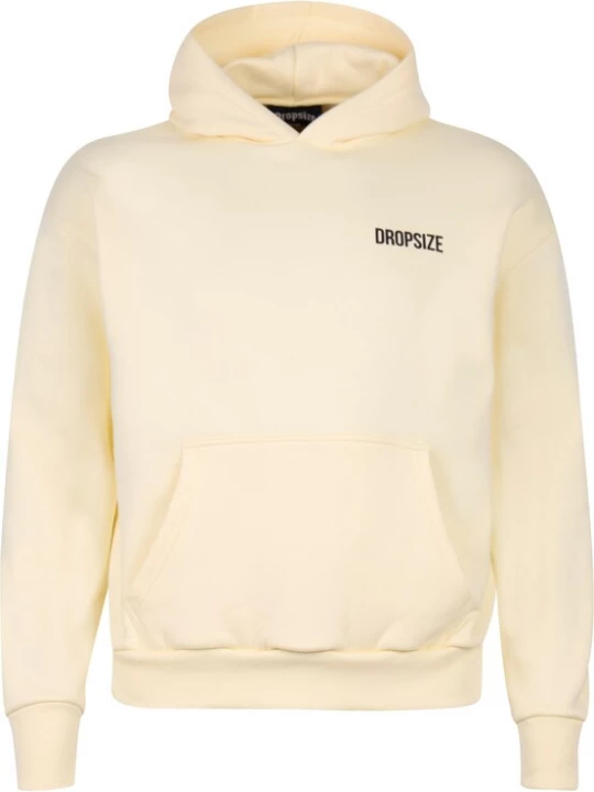 Foto van product Dropsize Sweatshirt lichtgeel / zwart