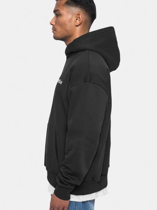 Foto van product Dropsize Sweatshirt 'Open Casting' zwart / wit