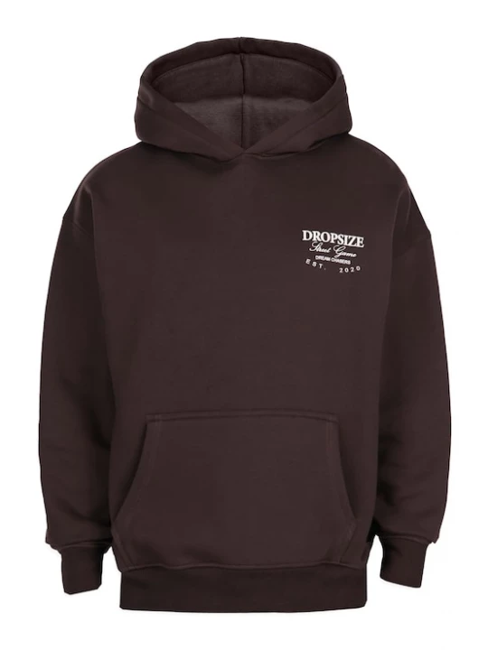 Foto van product Dropsize Sweatshirt 'Success' chocoladebruin / wit