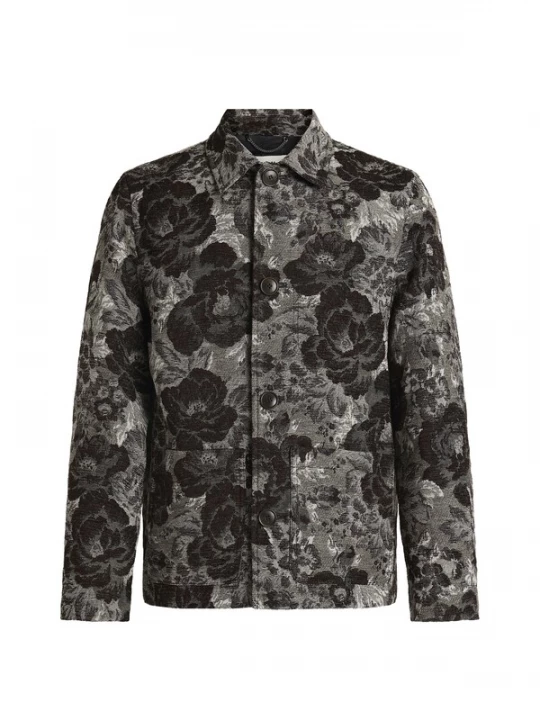 Foto van product DRYKORN Tussenjas 'MAKONA 10' chocoladebruin / lichtbruin / grijs / zwart