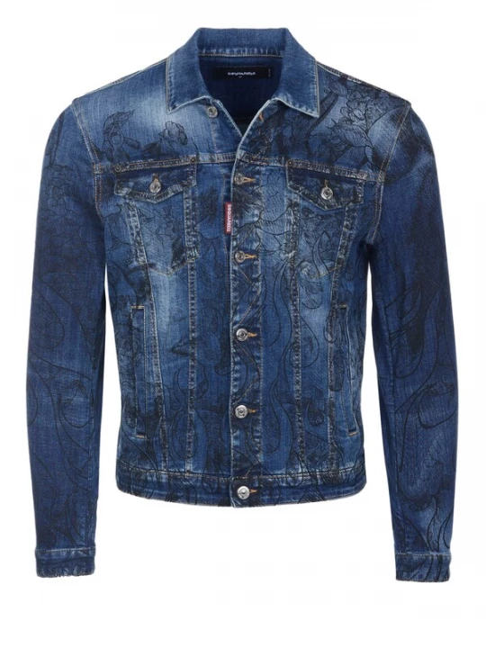 Foto van product DS2 Tussenjas 'Dsquared2 Jacke Dan blau' navy