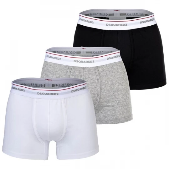 Foto van product DSQUARED2 Boxershorts grijs / zwart / wit