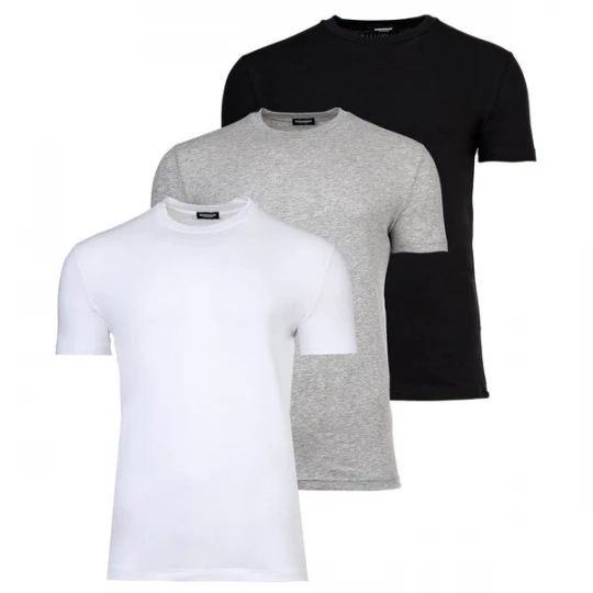 Foto van product DSQUARED2 Shirt grijs / zwart / wit