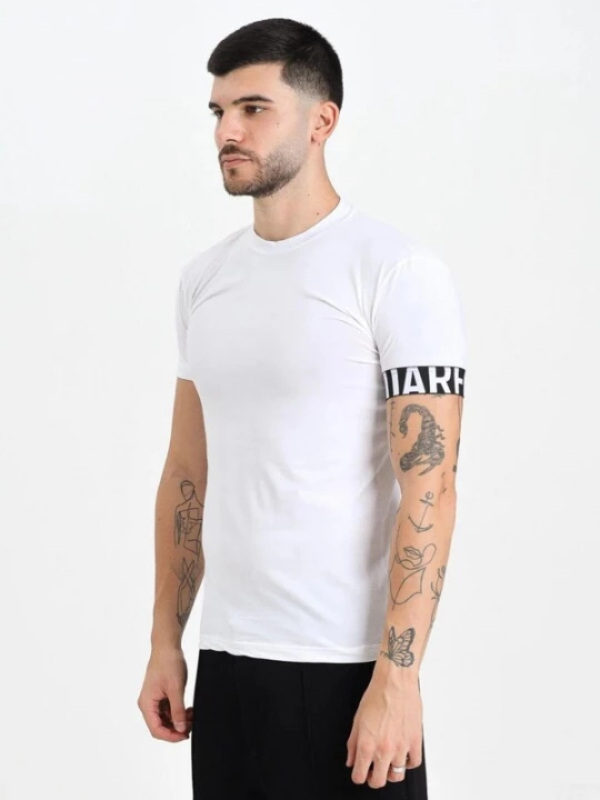 Foto van product DSQUARED2 Shirt zwart / offwhite