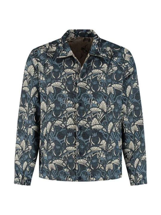 Foto van product Dstrezzed Tussenjas 'Sawyer' crème / navy / smoky blue