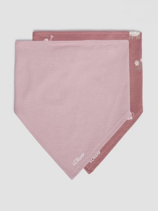 Foto van product Dubbelpak uniseks driehoekige sjaals s.Oliver roze