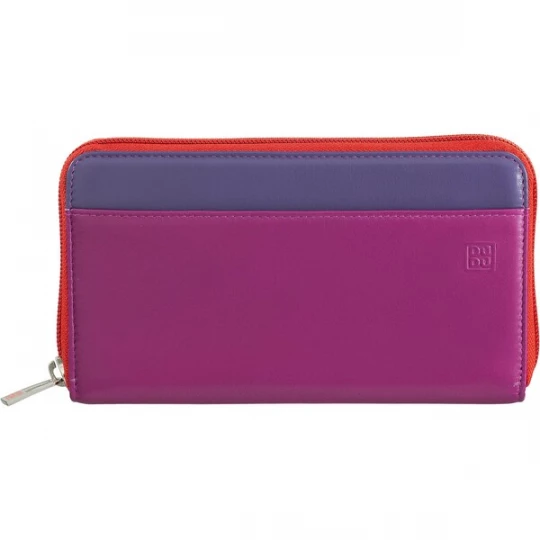 Foto van product DuDu Portemonnee donkerlila / fuchsia / rood