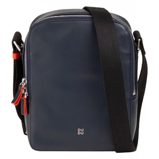 Foto van product DuDu Schoudertas navy / rood / zwart
