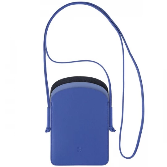 Foto van product DuDu Smartphonehoesje 'Colorful Minorca' blauw / zwart