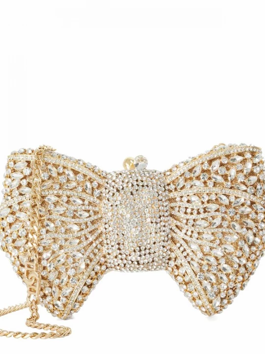 Foto van product Dune LONDON Clutch 'Enchant' goud / transparant