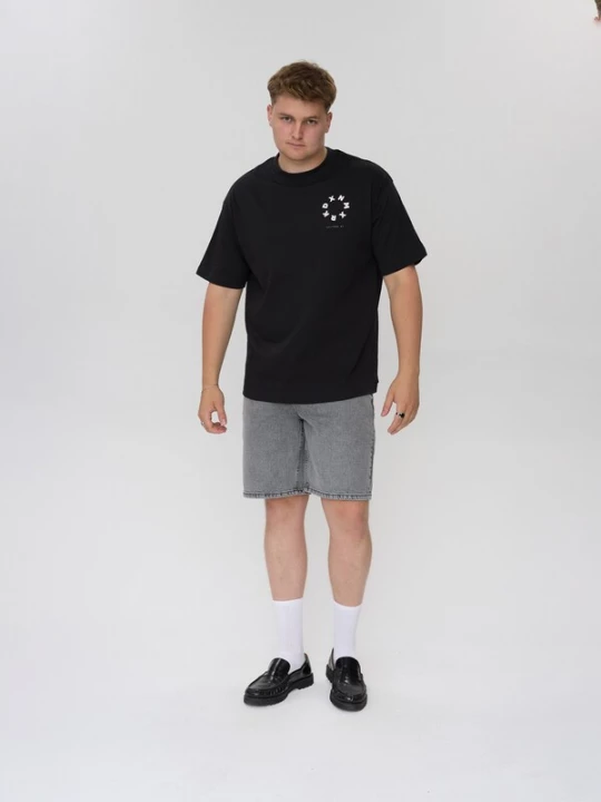 Foto van product Dxnmxrk Tricot 'Galal' zwart / wit