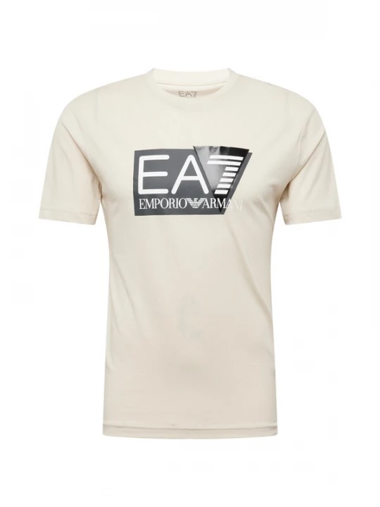 Foto van product EA7 Emporio Armani Shirt beige / antraciet / zwart / wit