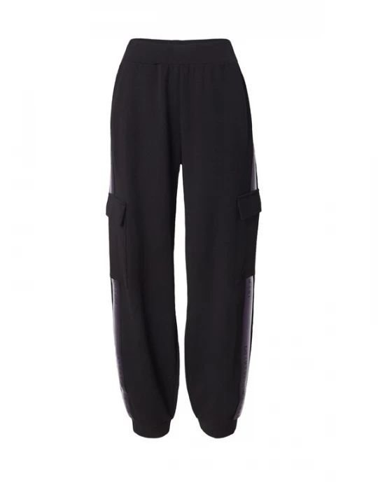 Foto van product EA7 Emporio Armani Sportbroek 'NATURAL VENTUS7' lila / zwart / wit
