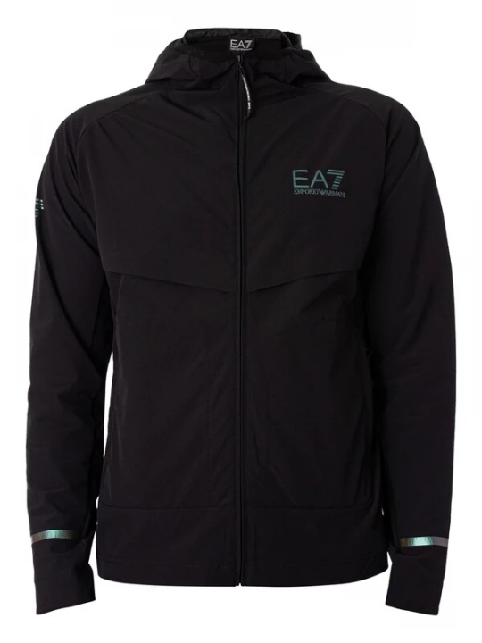 Foto van product EA7 Emporio Armani Trainingsjack rookgrijs / zwart