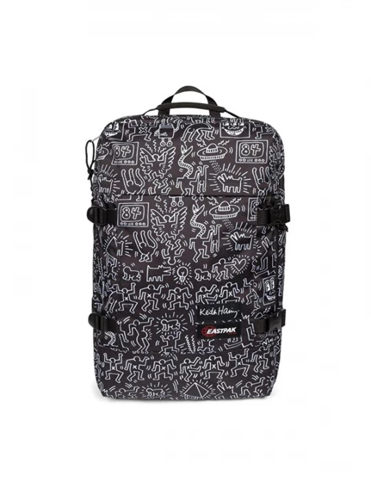 Foto van product EASTPAK Reistas 'KEITH HARING' zwart
