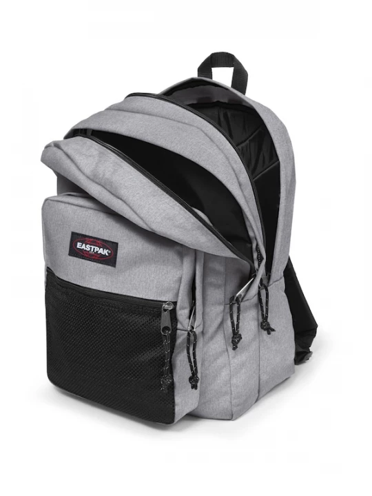 Foto van product EASTPAK Rugzak 'Pinnacle' grijs gemêleerd / bourgogne / zwart