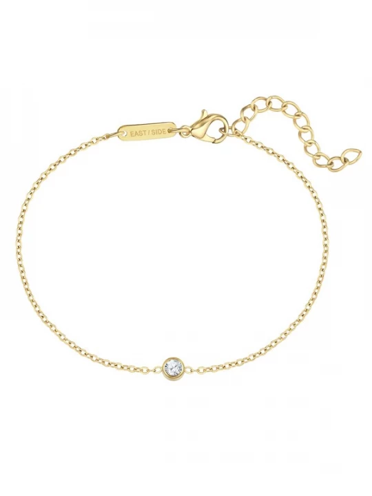 Foto van product Eastside Armband goudgeel / wit