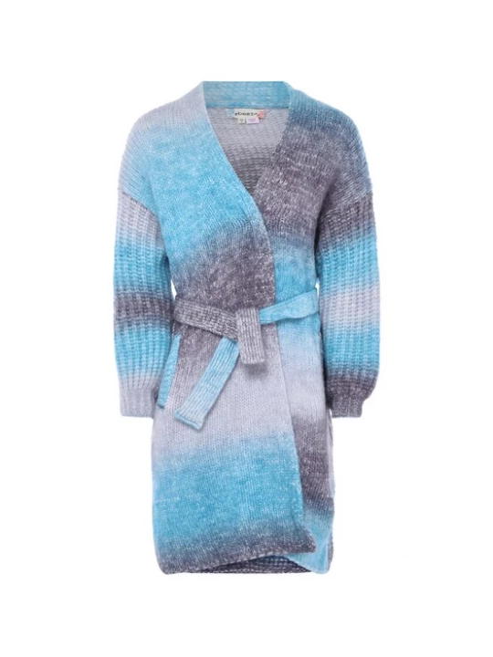 Foto van product ebeeza Gebreid vest blauw / lichtblauw / grijs / lichtgrijs