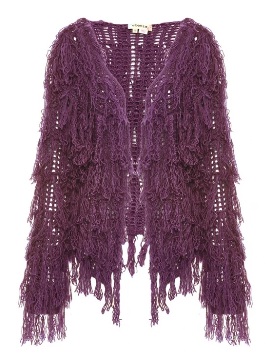 Foto van product ebeeza Gebreid vest lila
