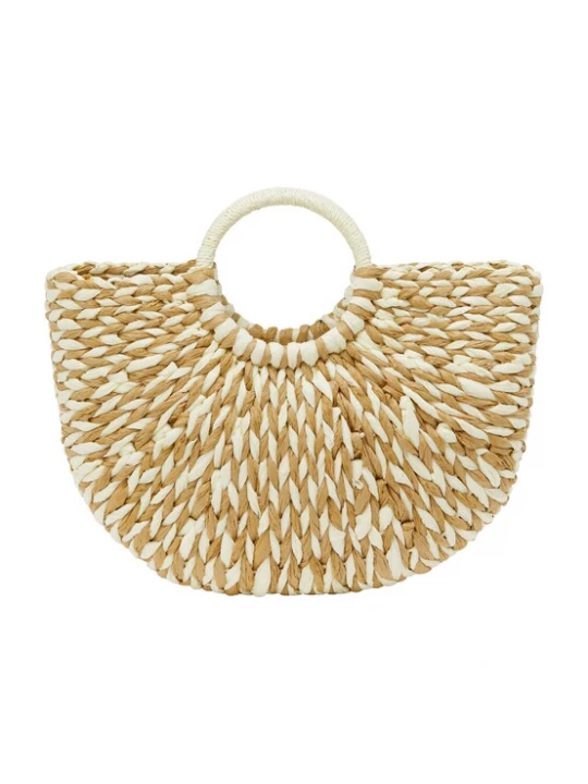 Foto van product ebeeza Handtas beige / donkerbeige