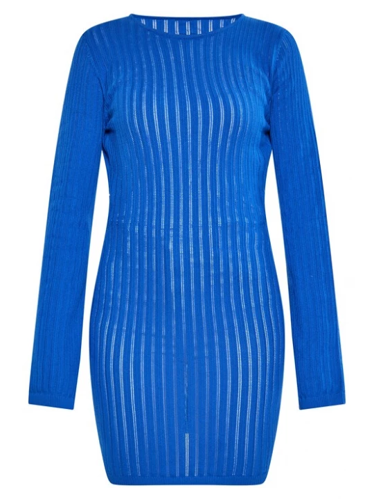 Foto van product ebeeza Jurk royal blue / koningsblauw