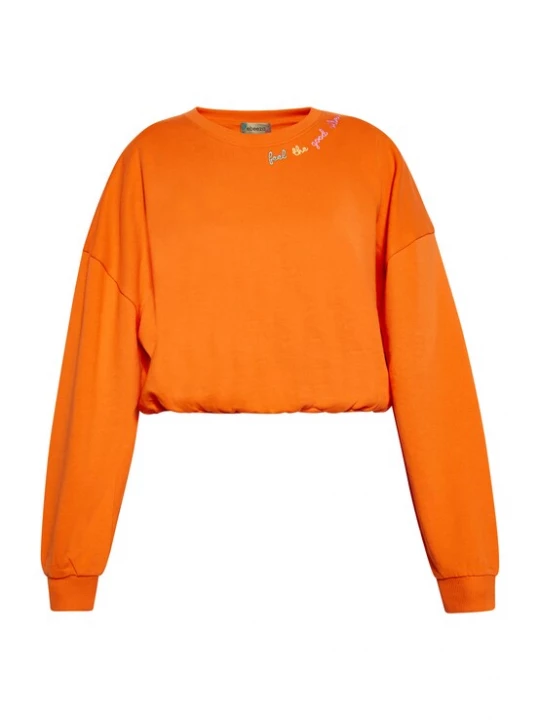 Foto van product ebeeza Sweatshirt turquoise / geel / oranje / pink