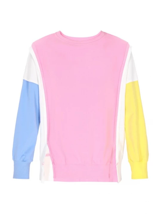Foto van product ebeeza Sweatshirt lichtblauw / lichtgeel / lichtroze / wit