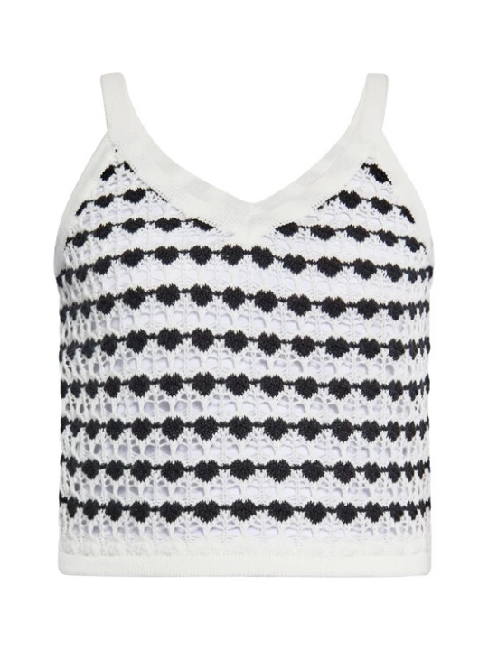 Foto van product ebeeza Top zwart / wit