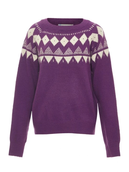 Foto van product ebeeza Trui beige / lila
