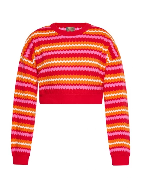 Foto van product ebeeza Trui geel / pink / rood
