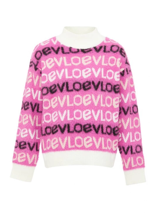 Foto van product ebeeza Trui pink / zwart / wit