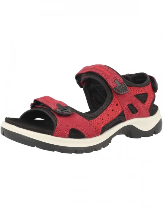 Foto van product ECCO Sandaal 'Offroad' rood / zwart / wit