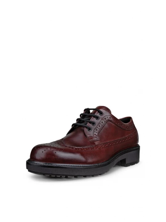 Foto van product ECCO Veterschoen 'Metropole Oslo' donkerrood