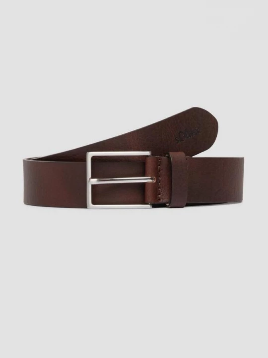 Foto van product Echt leren riem s.Oliver bruin