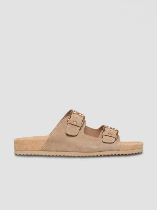 Foto van product Echt leren sandalen met decoratieve details s.Oliver beżowy