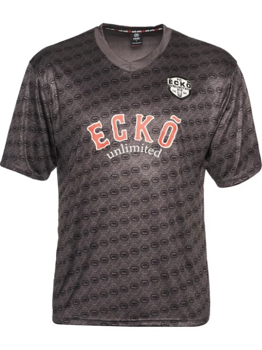 Foto van product Ecko Unlimited Shirt antraciet / oranje / wit