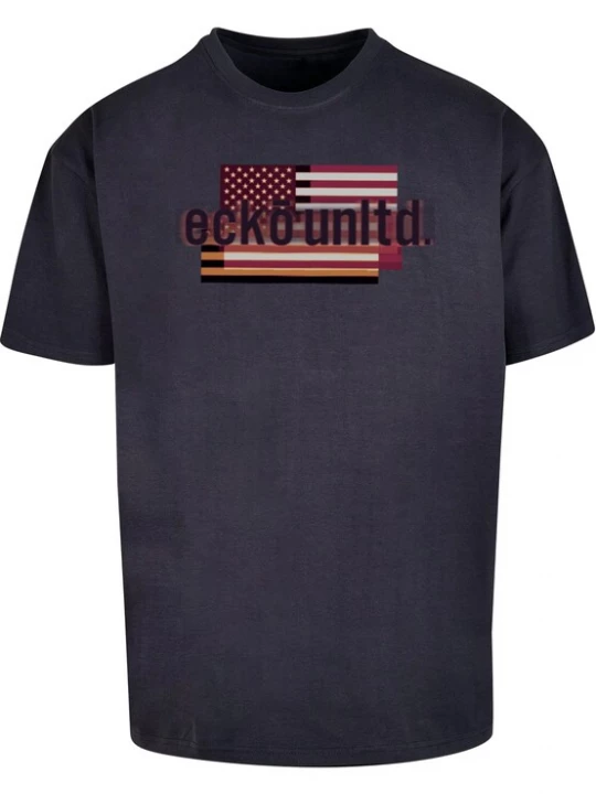 Foto van product Ecko Unlimited Shirt navy / rood / zwart