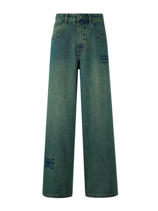 Foto van product Ed Hardy Jeans 'Fireball Dragon' lichtblauw / groen / rood
