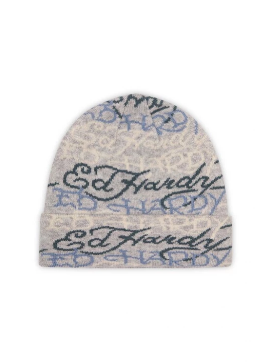 Foto van product Ed Hardy Muts crème / blauw / grijs / antraciet