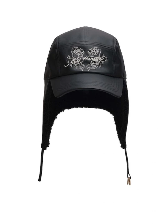 Foto van product Ed Hardy Muts 'Rose Aviation' zwart