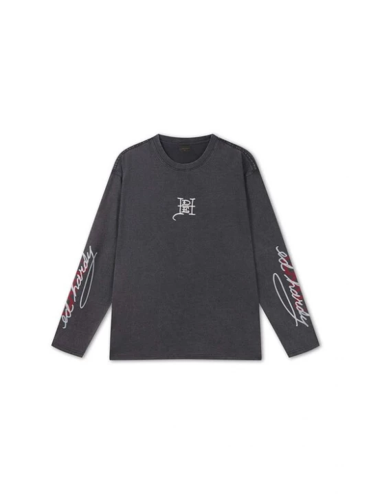 Foto van product Ed Hardy Shirt 'Flying Twin Dragon' antraciet / wit