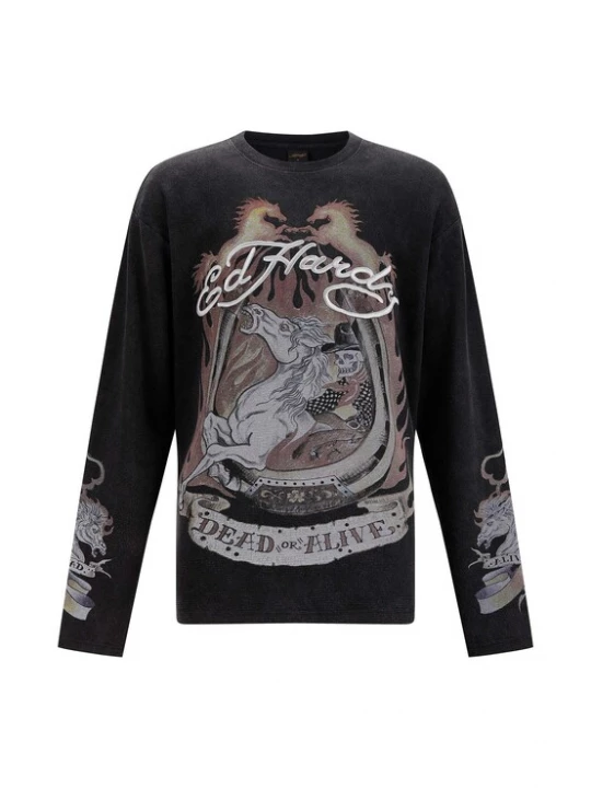 Foto van product Ed Hardy Shirt gemengde kleuren / zwart
