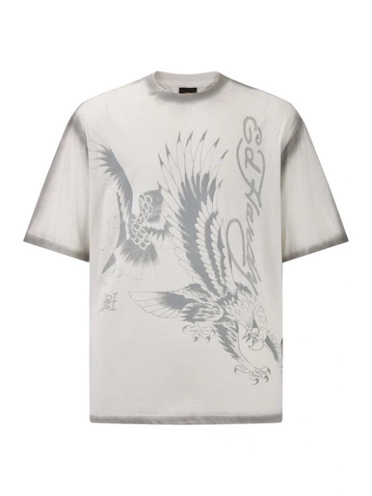 Foto van product Ed Hardy Shirt lichtgrijs / wit
