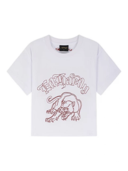 Foto van product Ed Hardy Shirt rood / wit