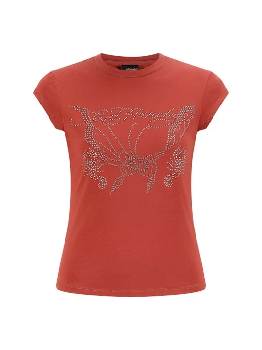 Foto van product Ed Hardy Shirt 'Schmetterlings' roestrood
