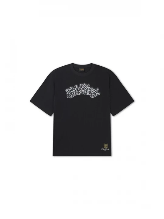 Foto van product Ed Hardy Shirt 'Stay True' navy / lichtgrijs / zwart / wit