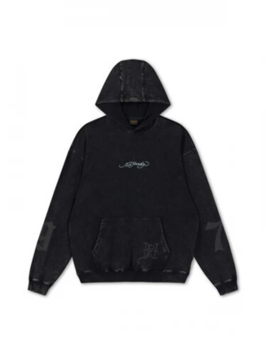 Foto van product Ed Hardy Sweatshirt 'Flaming Tiger' grijs / antraciet