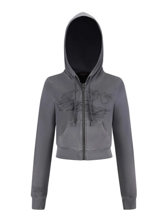 Foto van product Ed Hardy Sweatvest grijs