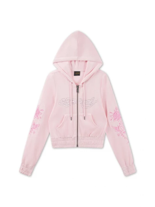 Foto van product Ed Hardy Sweatvest 'Liebe und Dornen' rosa