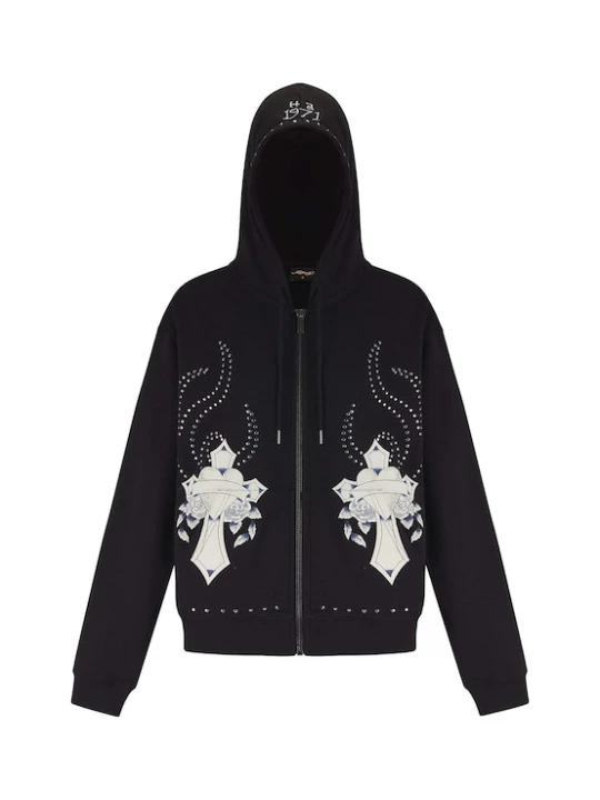 Foto van product Ed Hardy Sweatvest zwart